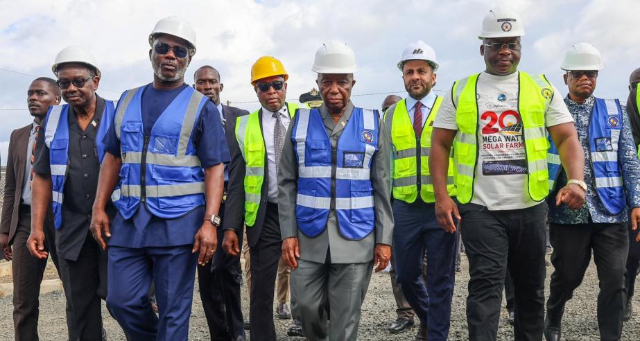 President Boakai Advances Clean Energy Agenda; Dedicates 20-Megawatt Solar Power Plant at Mount Coffee