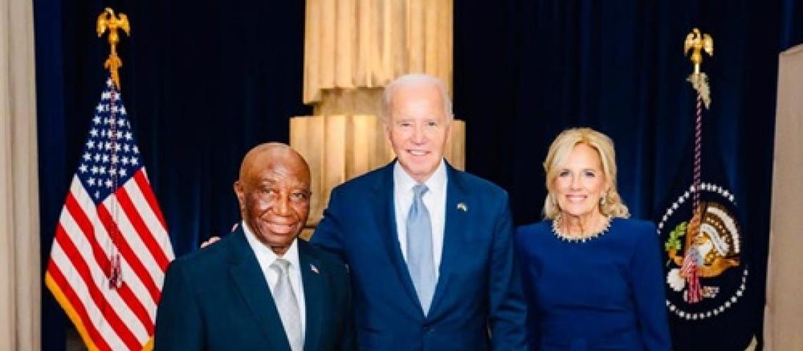 President Boakai Attends Reception Hosted by United States President Joseph R. Biden