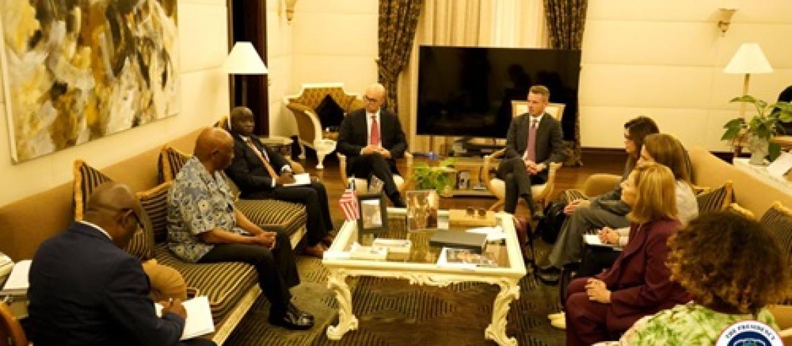 President Boakai Meets with European Investment Bank (EIB)  Executives