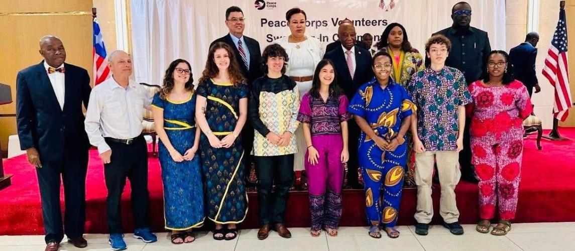 President Boakai Welcomes New Peace Corps Volunteers