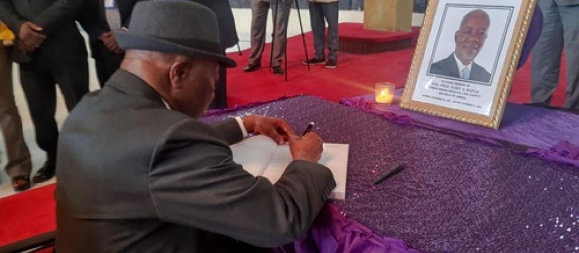 President Joseph Boakai Pays Tribute As He Signs Book of Condolence