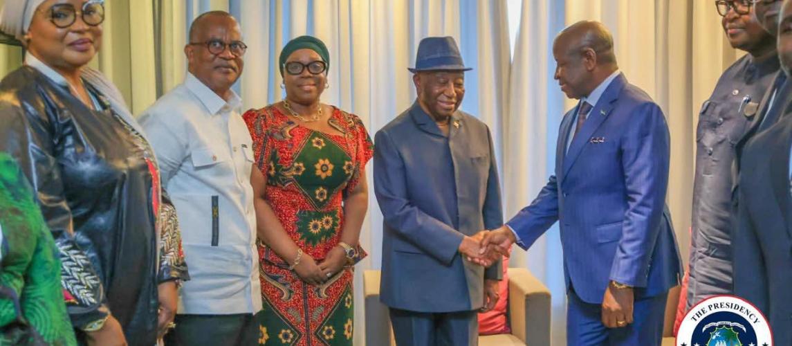 President Boakai and President Bio Hold Bilateral Talks on Regional Peace and Security in Nairobi