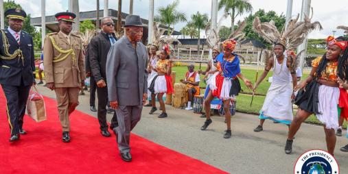 President Boakai Heads Home from Nairobi, Kenya, after Successfully Attending the Africa Forward Summit.