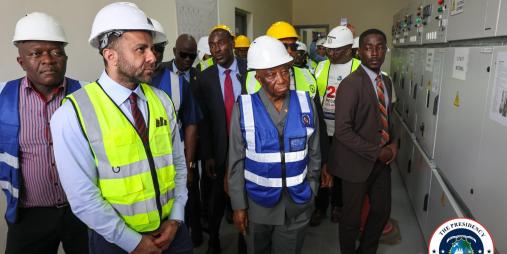President Boakai Welcomes Restoration of Damaged Mount Coffee Turbine, As Plant is Restored to Full Capacity