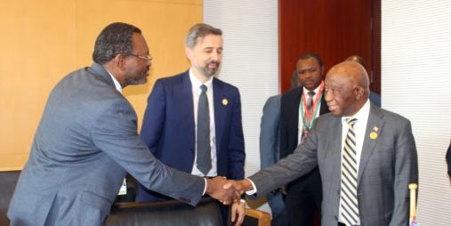 President Boakai Holds Talk With IFAD President