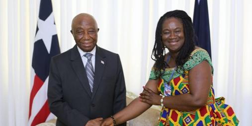 President Boakai and Princess Fatu Gayflor