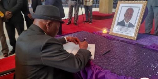 President Joseph Boakai Pays Tribute As He Signs Book of Condolence