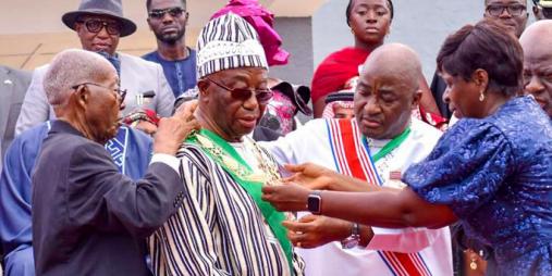 The President of the Republic of Liberia, H. E. Joseph Nyuma Boakai, Sr.