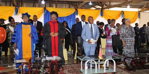 President Boakai Rallies UMU Graduates