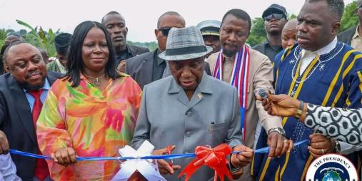 President Boakai Dedicates Development Projects in Grand Bassa Ahead of 179th Independence Day Celebration